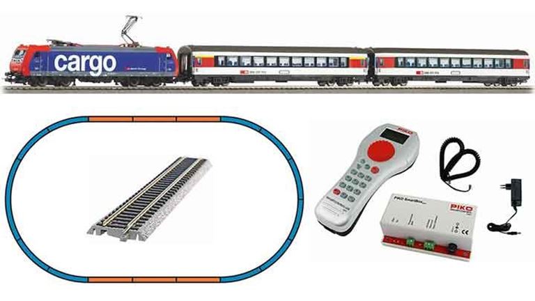 PIKO 59029 Цифровой стартовый набор «Поезд с электровозом Re 484», H0, VI, SBB