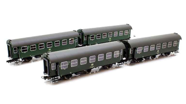PIKO 58268 Пассажирские вагоны «Gastarbeiter» (4 шт.), H0, IV, DB