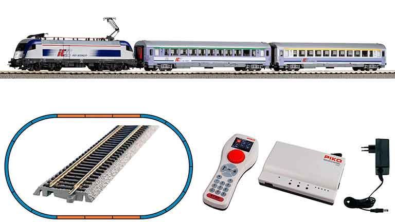 PIKO 59103 Цифровой стартовый набор «Пассажирский состав с электровозом IC», H0, V, PKP