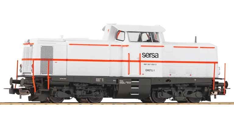 PIKO 52334 Маневровый тепловоз Am 847 «Sersa»  (звук PluX22), H0, V, Sersa