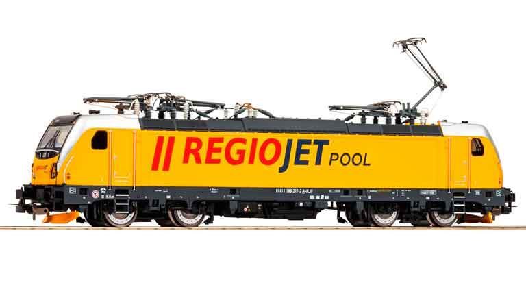 PIKO 21657 Электровоз BR 388 «Regiojet» (интерфейс PluX22), H0, VI, Regiojet