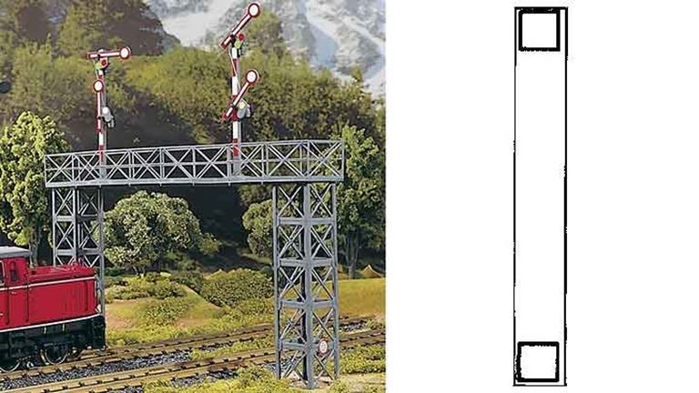PIKO 62033 Железнодорожный сигнальный мост, G