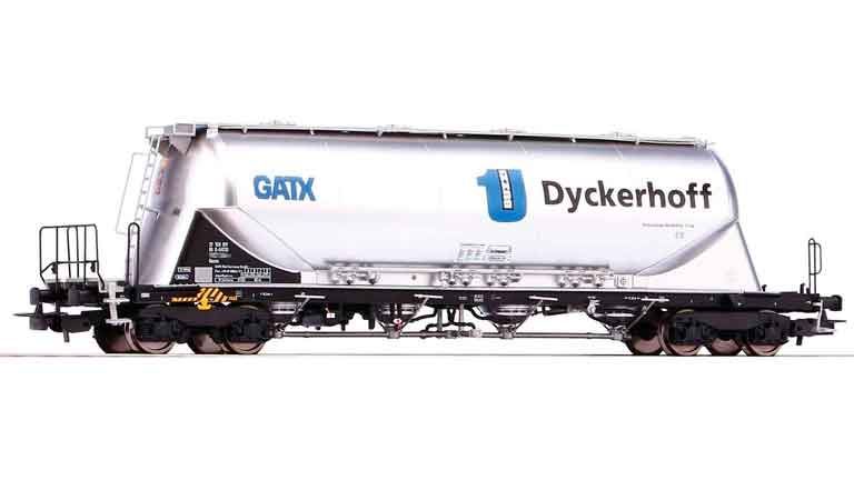 PIKO 58438 Вагон-хоппер Uacns «Dyckerhoff», H0, VI, GATX