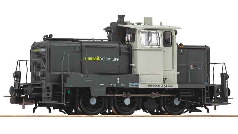 PIKO 52971 Маневровый тепловоз BR 365 «RailAdventure» (звук PluX22), H0, VI, RailAdventure