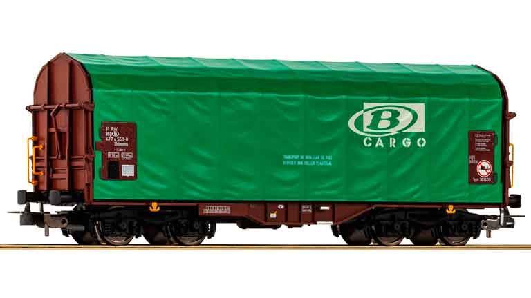 PIKO 24621 Вагон крытый брезентом «SNCB Cargo», H0, VI, SNCB