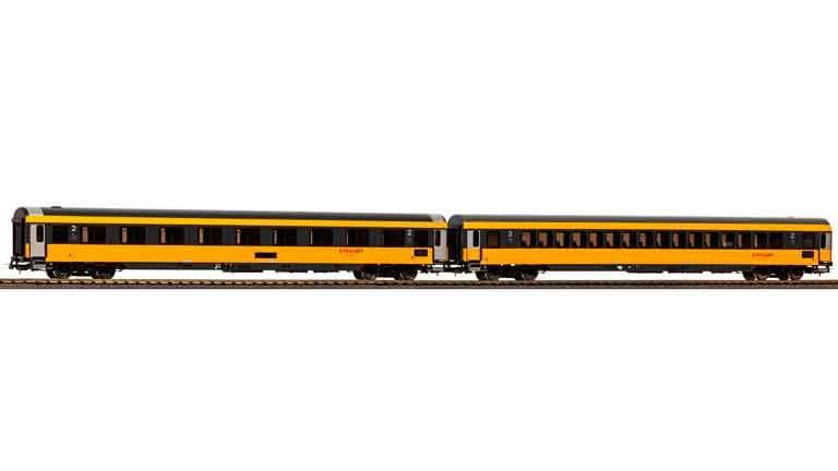 PIKO 28323 Пассажирские вагоны «Regiojet» 2 кл. (2 шт.), H0, VI, Regiojet
