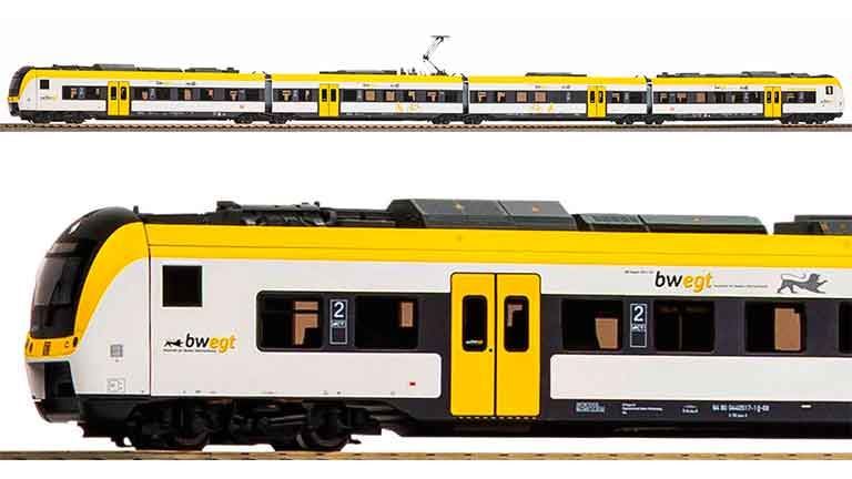 PIKO 21753 Электропоезд 4-секционный BR 440 «bwegt» (декодер 8 пин и звук), H0, VI, DB AG