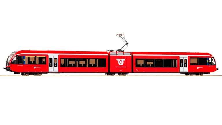 PIKO 27507 Электропоезд GTW 2/6 (декодер 8 пин и звук), H0, VI, SBB (Берн)