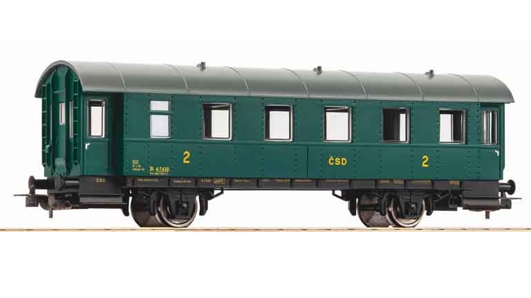 PIKO 57637 Пассажирский вагон Bi 2 кл., H0, III, ČSD