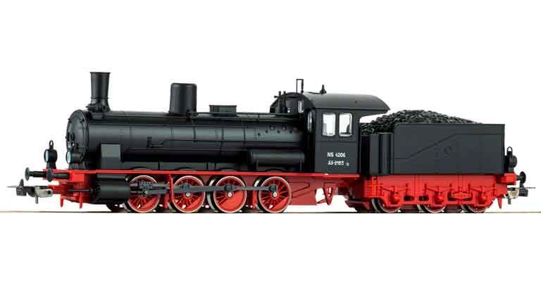 PIKO 57568 Паровоз с тендером BR 55 (интерфейс PluX22), H0, III, NS