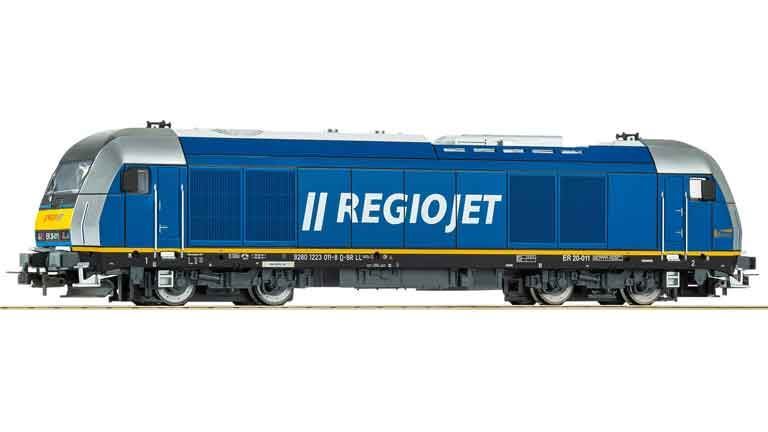 PIKO 57975 Магистральный тепловоз BR 223 «Regiojet» (звук PluX22), H0, VI, Regiojet