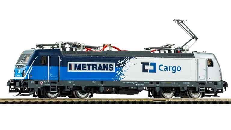 PIKO 47808 Электровоз BR 388 «Metrans» (интерфейс PluX22), TT, V, ČD Cargo