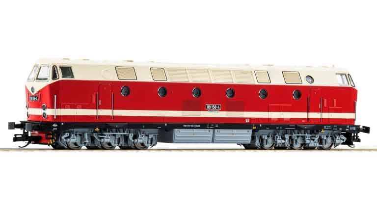 PIKO 47351 Тепловоз BR 119 «музейный» (интерфейс PluX22), TT, VI, DB AG
